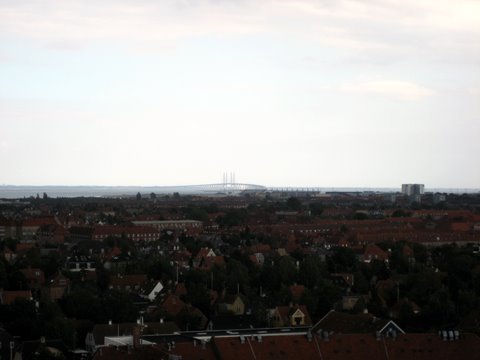 Bird's eye view of Copenhagen