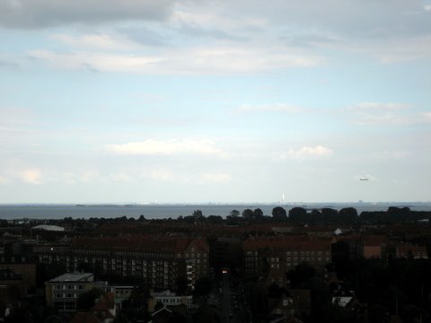 Bird's eye view of Copenhagen