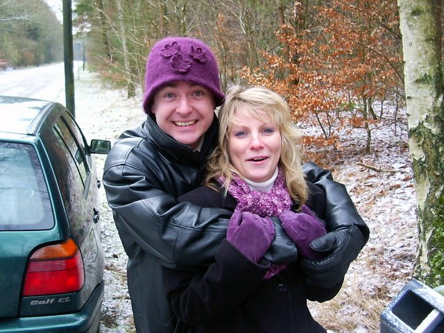 A freezing lunch break in Apeldoorn
