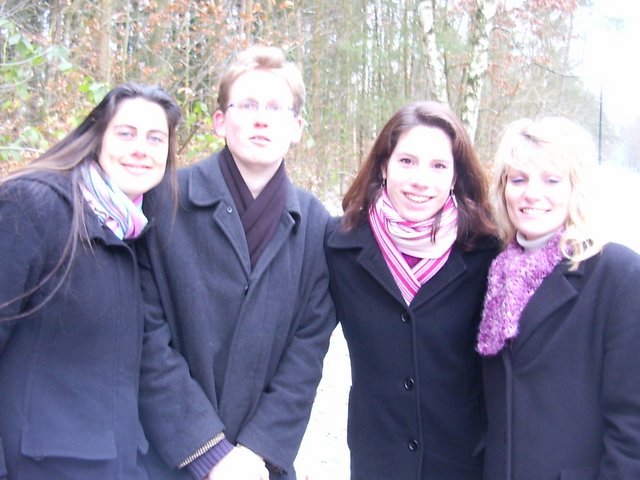 A freezing lunch break in Apeldoorn