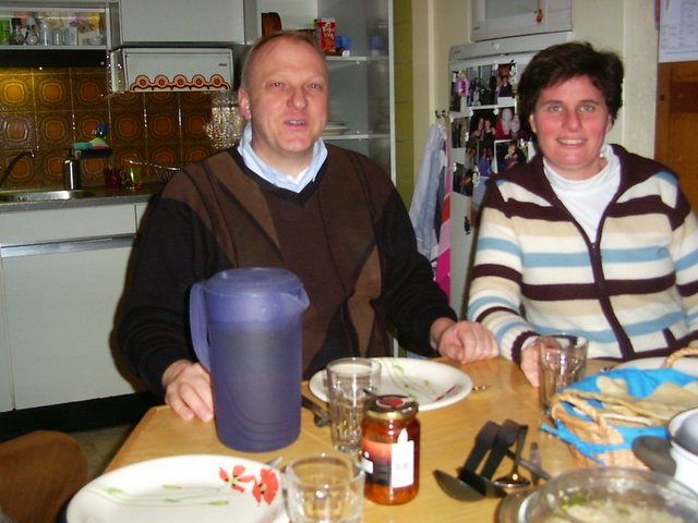 Dinner with Franz, Daniela and Tom